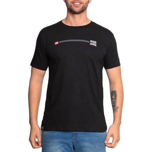 Camiseta Masculina Ecko Line PRETO-EK526- -1-